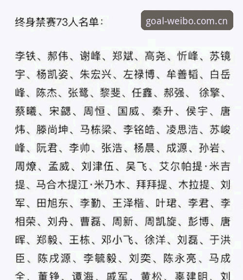 伟博体育官方网址iOS版 足球反腐风暴vs行业净化:从足协禁足名单看中国足球生态重塑
